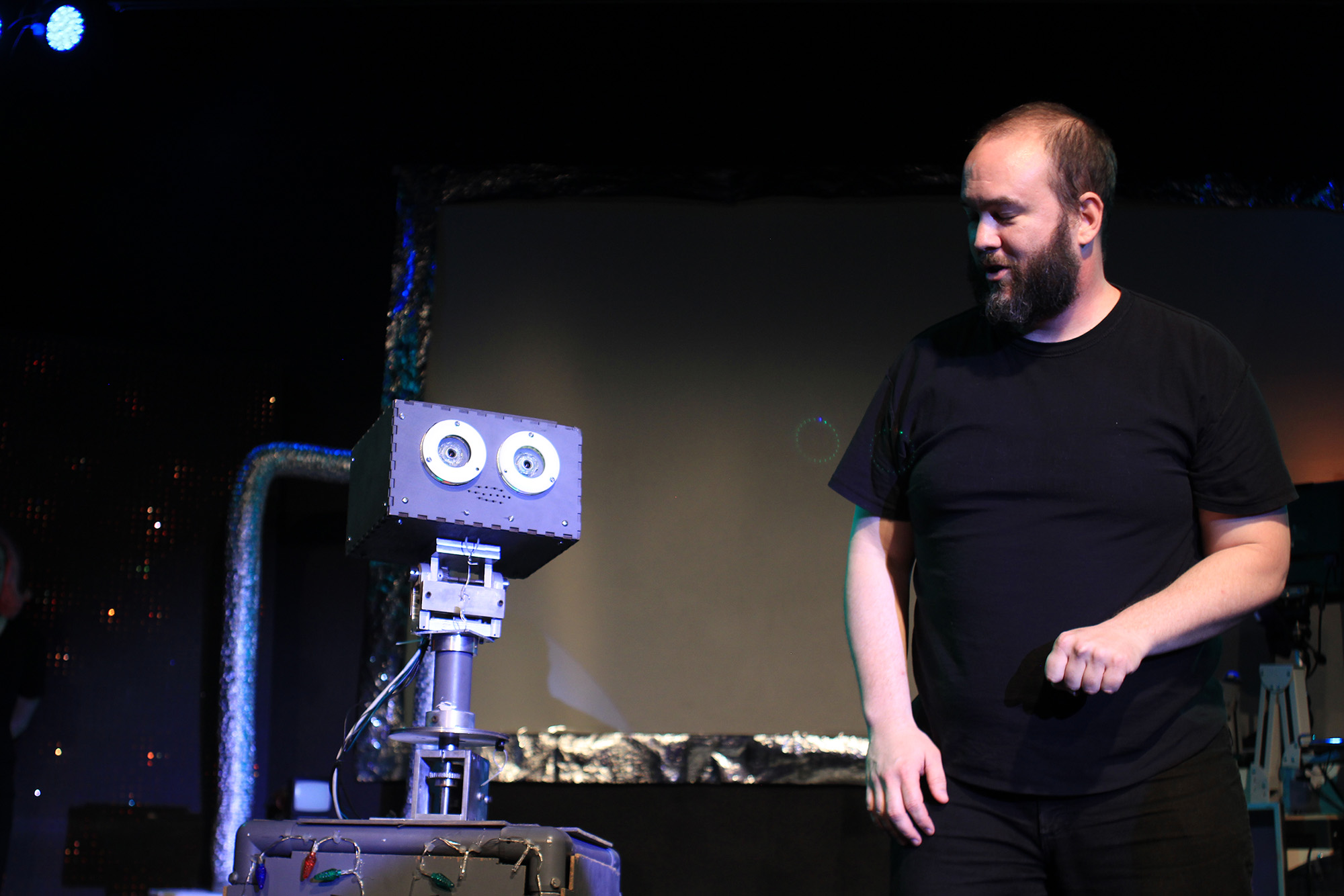 comedy with robot